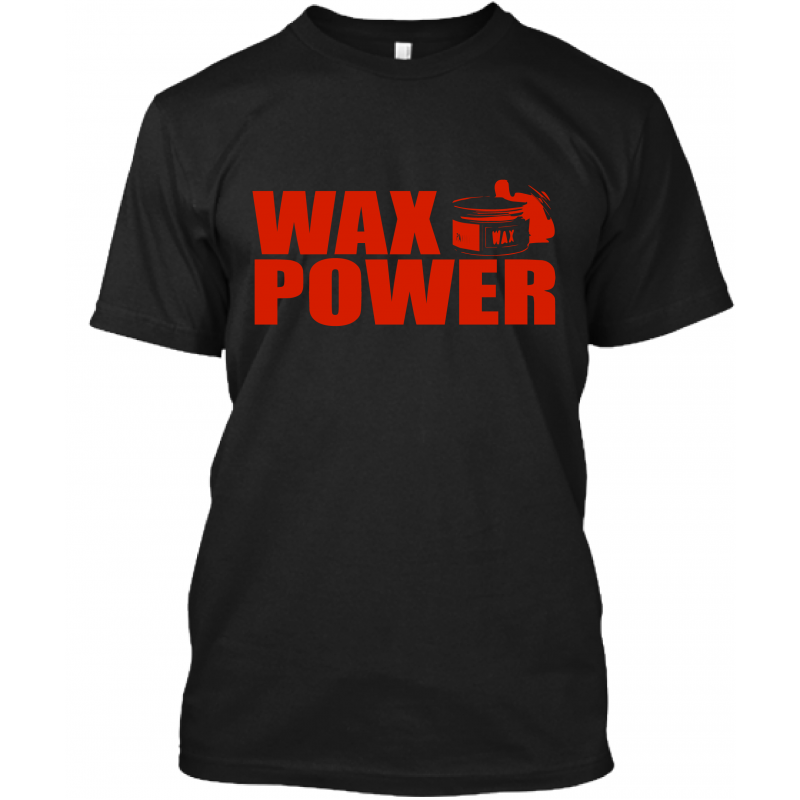 T-shirt WAX POWER NOIR