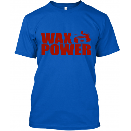 T-shirt WAX POWER BLUE