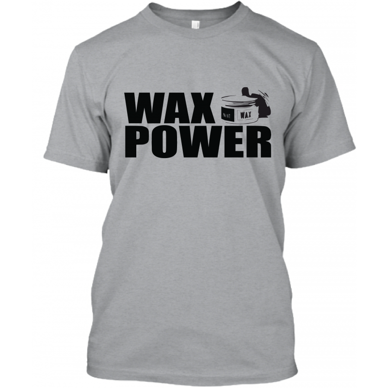 T-shirt WAX POWER GRIS