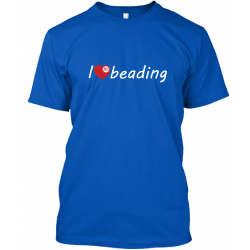 T-shirt LOVE BEADING BLUE