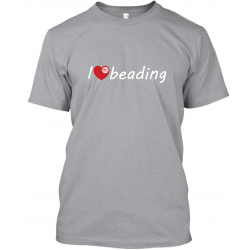 T-shirt LOVE BEADING GRIS