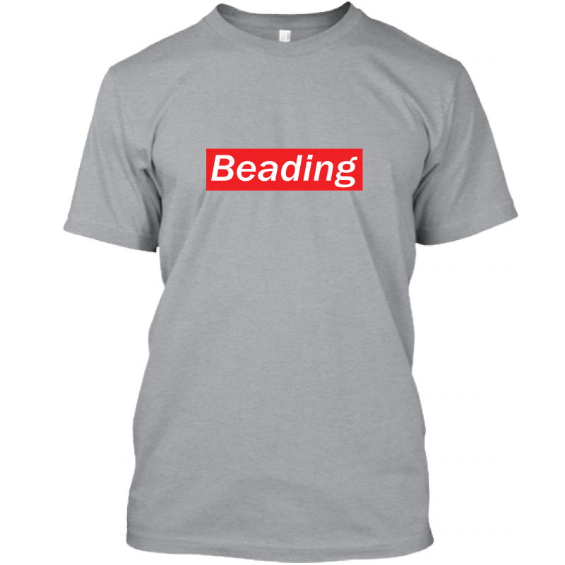 T-shirt BEADING GRIS