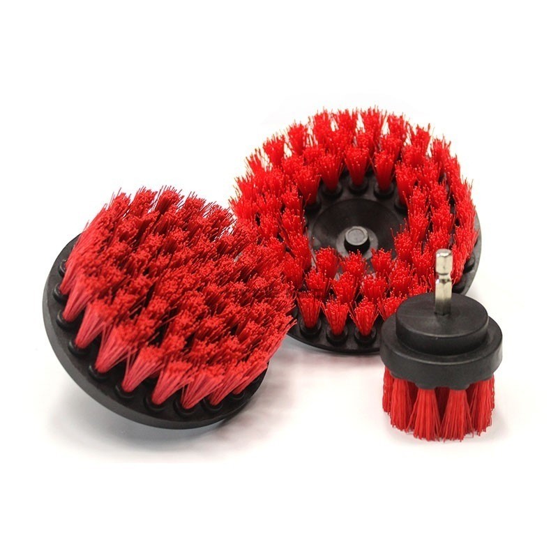Kit 3 Drill carpet brush