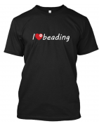 T-shirt Love Beading
